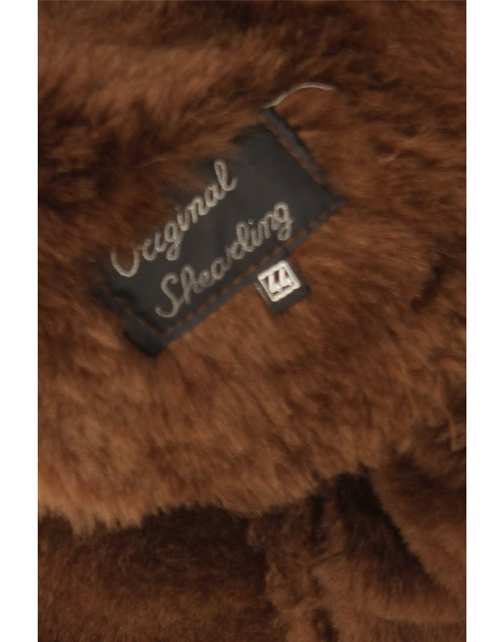 Vintage Γυναικείο Παλτό Shearling IT 44 Μεσαίο Καφέ
