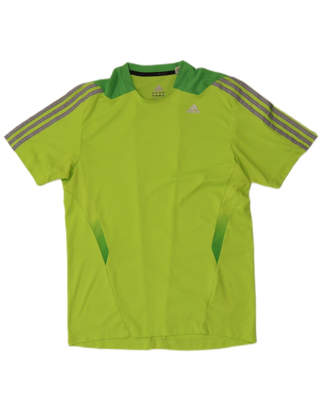Ανδρικό T-Shirt Adidas Climacool Τοπ μεσαίου πράσινου χρώματος πολυεστέρας