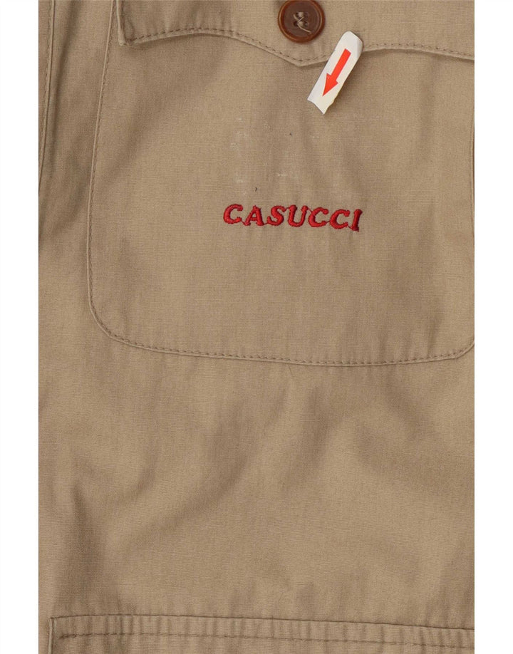 Casucci Ανδρικό Military Jacket IT 46 Small Beige Βαμβακερό
