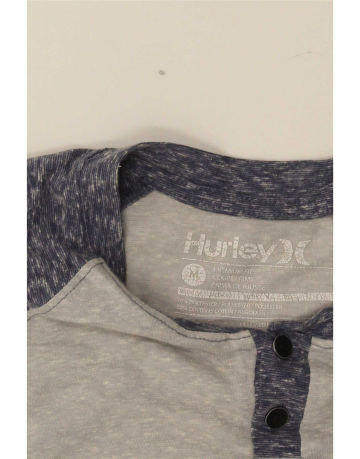 Ανδρικό T-Shirt Premium Fit Hurley Top Medium Grey Colourblock Πολυεστέρας