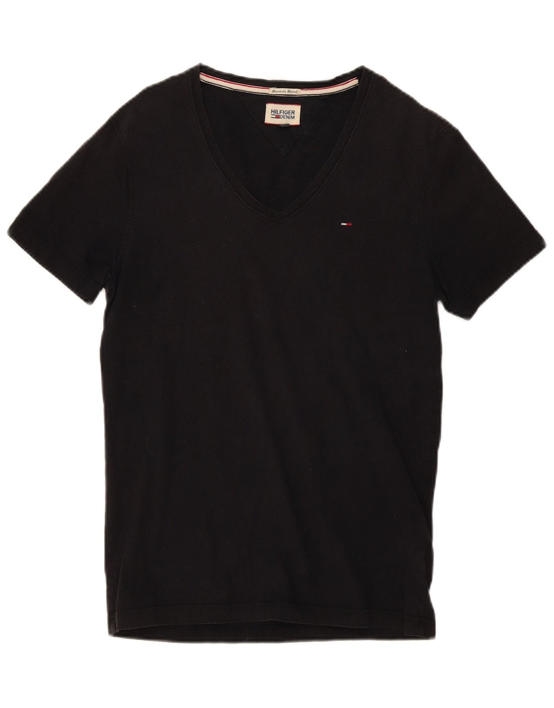 Ανδρικό T-Shirt Tommy Hilfiger Top Μεσαίο μαύρο βαμβακερό