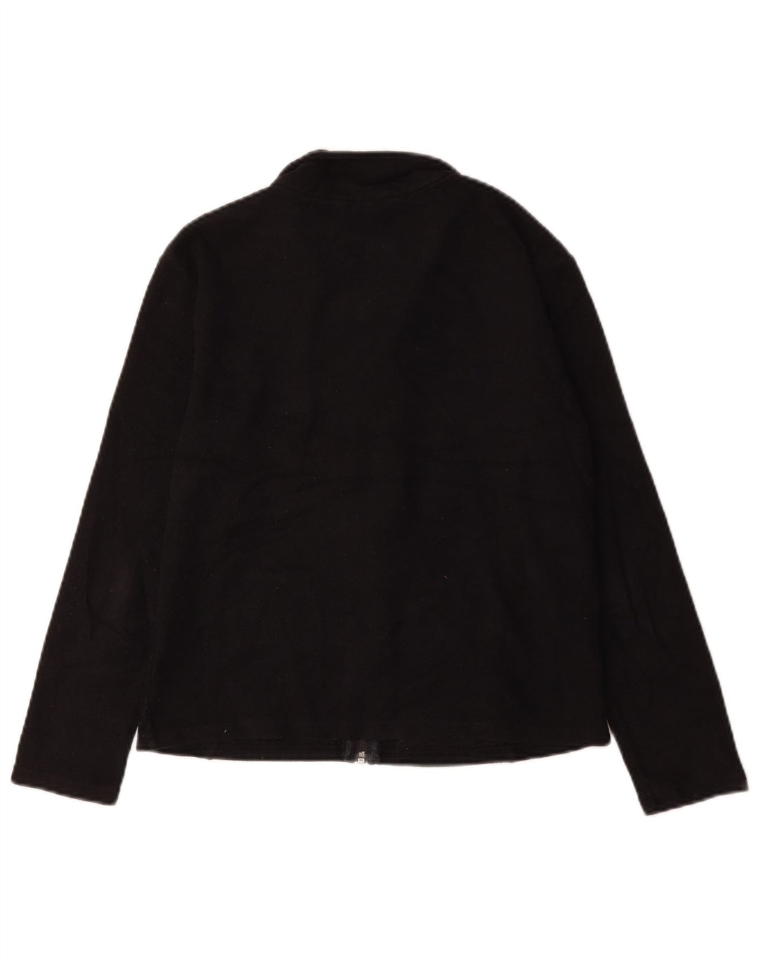 Marks & Spencer Γυναικείο Fleece Jacket UK 12 Medium Black Polyester