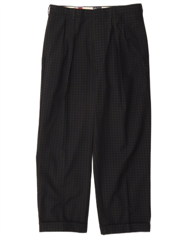 Tommy Hilfiger Ανδρικό παντελόνι casual W33 L30 Navy Blue Check Cotton