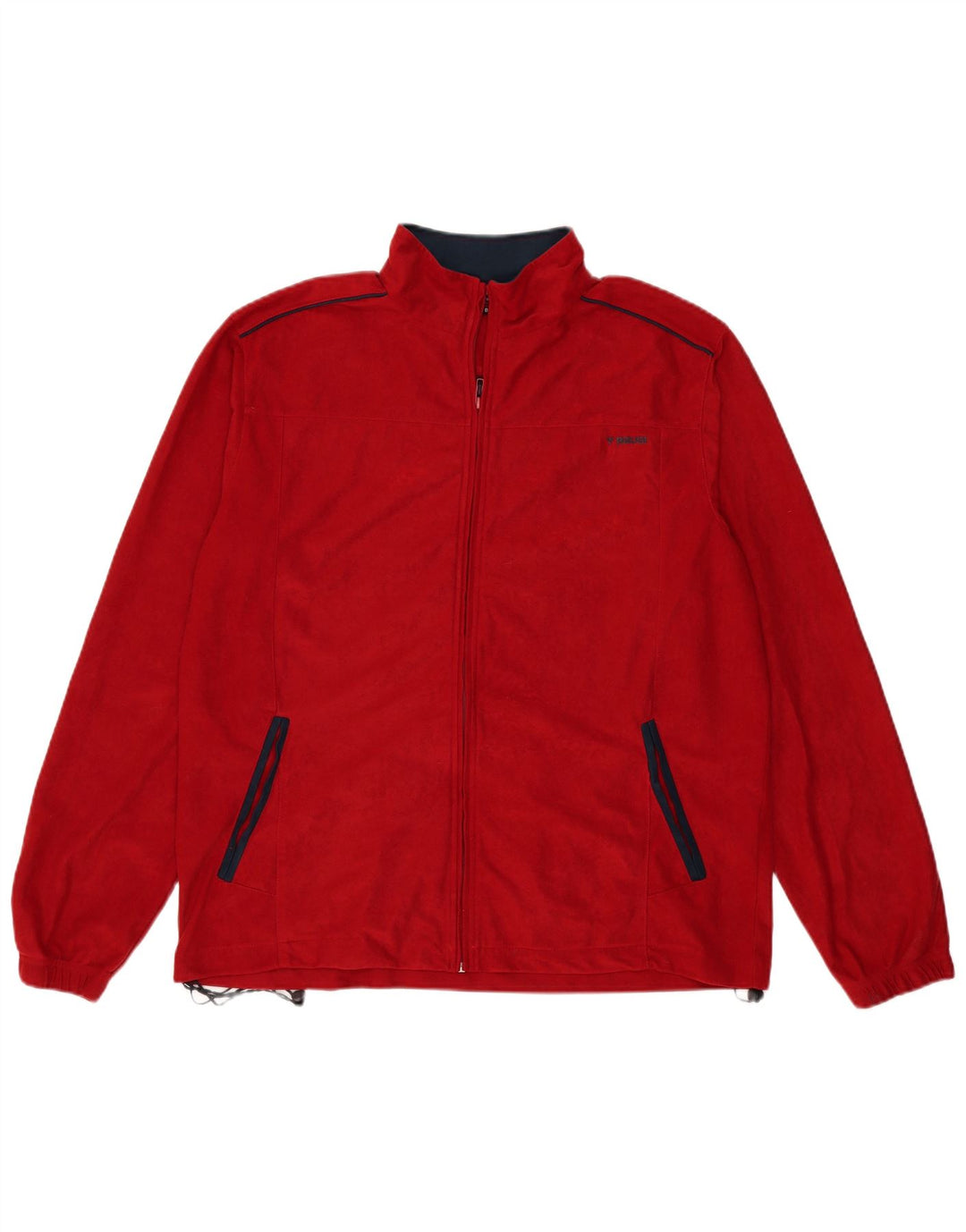 Brugi Ανδρικό Fleece Jacket UK 42 XL Red Polyester