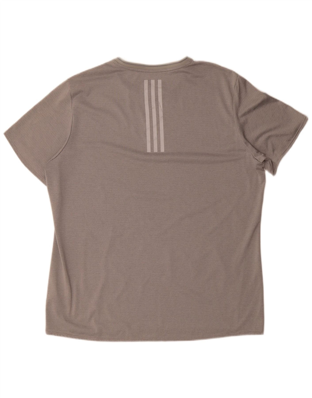Ανδρικό T-shirt Adidas Running Top XL Γκρι ριγέ πολυεστέρα