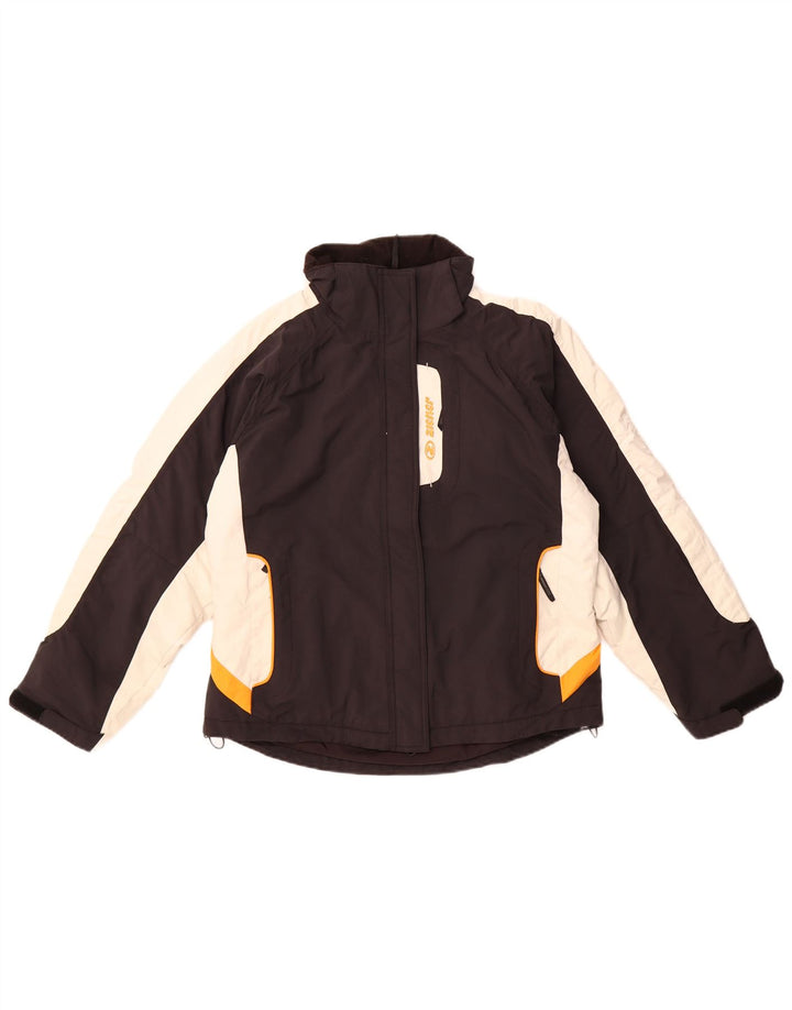 ZIENER Γυναικείο Μπουφάν σκι EU 40 Medium Black Colourblock Polyamide