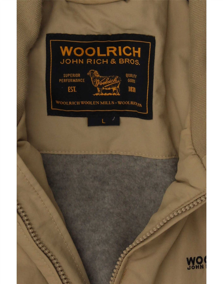 Ανδρικό μπουφάν Woolrich UK 40 Large Beige