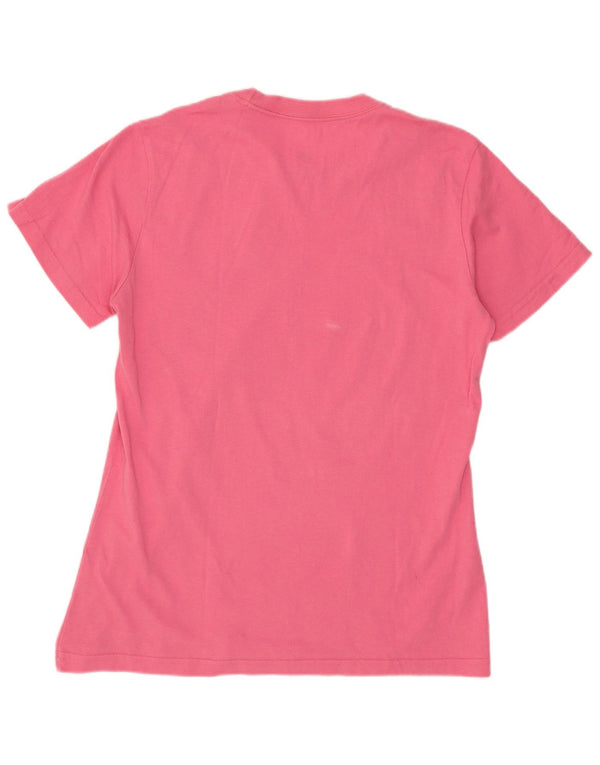 Γυναικείο γραφικό T-Shirt Adidas Top UK 12/14 Medium Pink