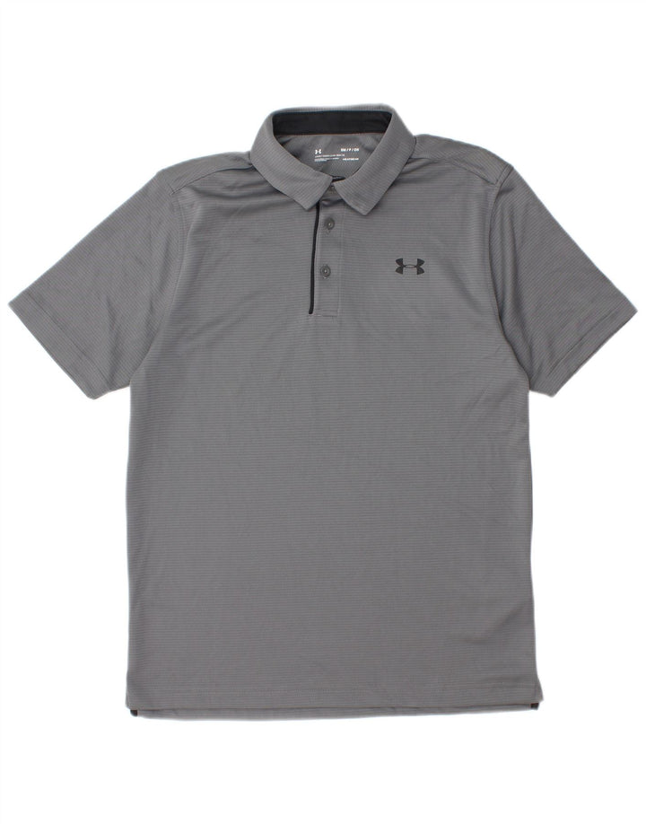 Under Armour Ανδρικό Heat Gear Polo πουκάμισο μικρό γκρι πολυεστέρα