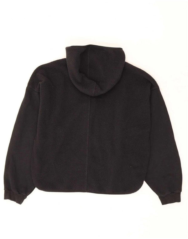 Γυναικεία Adidas Oversized με κουκούλα Fleece Jumper UK 8/10 Small Black