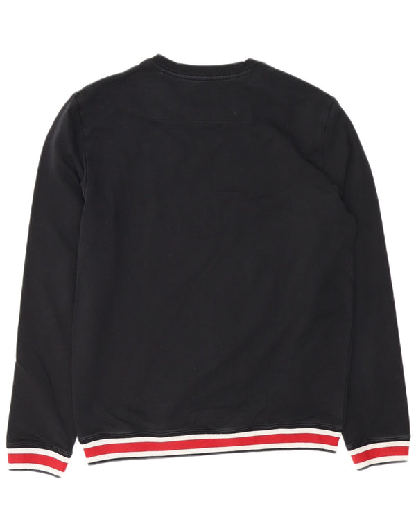 Ανδρικό φούτερ GUESS Slim Fit Jumper UK 40 Medium Black Colourblock