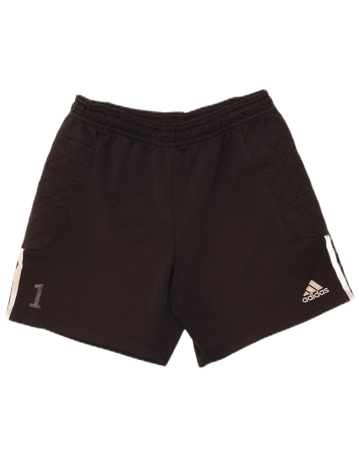 Ανδρικό σορτς Adidas Climalite Sport σορτς μεσαίο μαύρο ριγέ πολυεστέρα