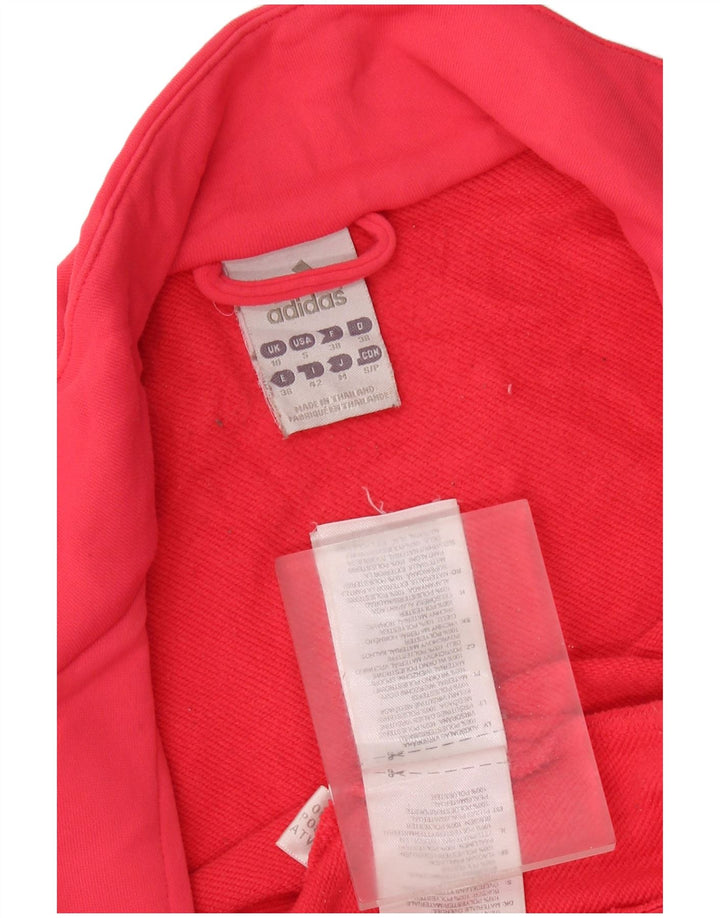 Γυναικεία αθλητική φόρμα ADIDAS Top Jacket UK 10 Small Pink Polyester