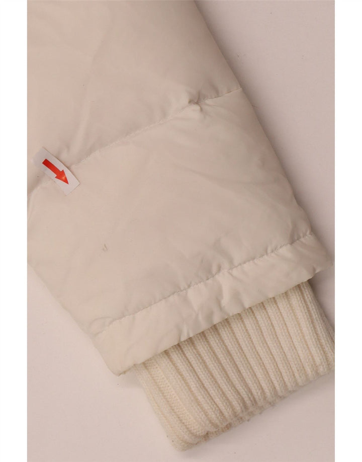 Phard Γυναικείο μπουφάν με κουκούλα UK 14 Medium White Nylon