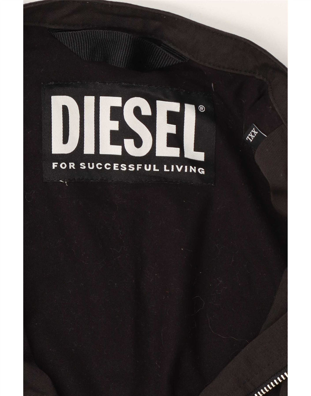 Diesel Ανδρικό Bomber Jacket UK 44 2XL Μαύρο