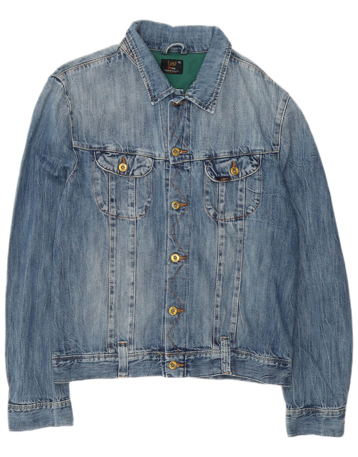 Lee Mens Slim Τζιν Μπουφάν UK 42 XL Μπλε Βαμβακερό
