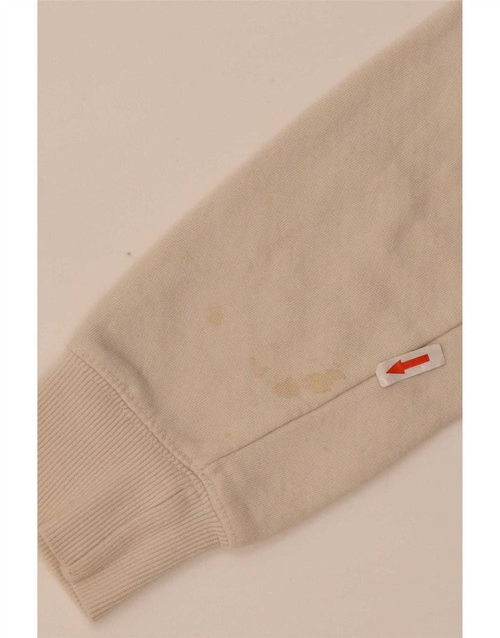 Zara Γυναικείο Φούτερ μεγάλου μεγέθους Jumper UK 10 Small Beige βαμβακερό