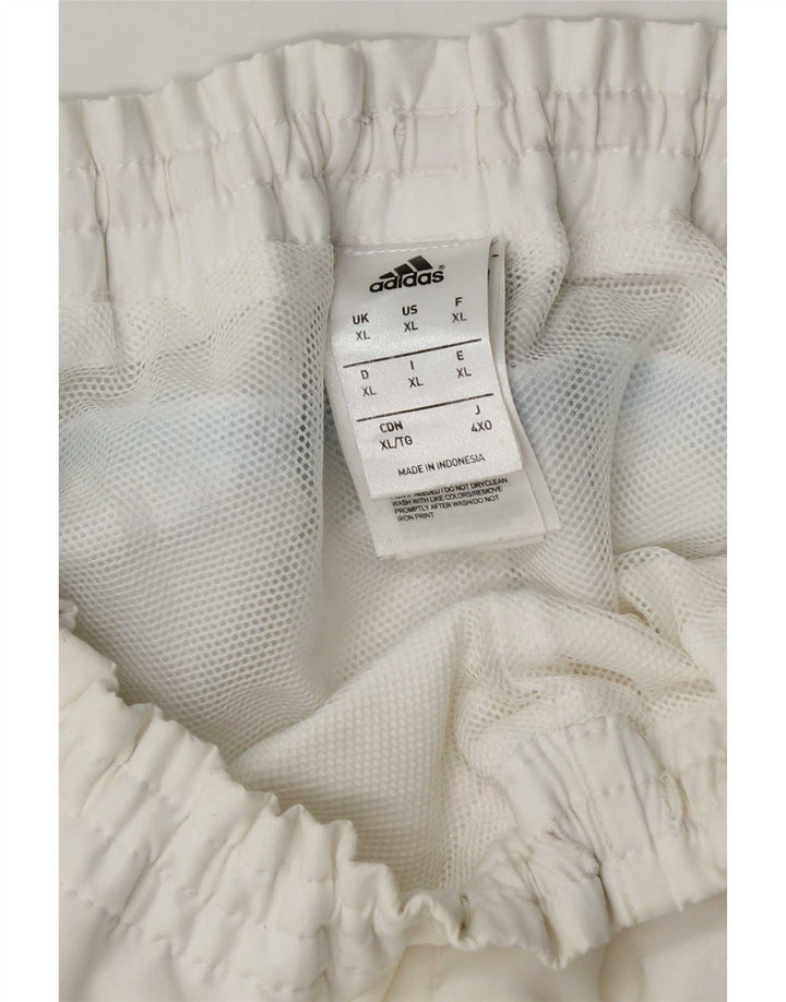 Ανδρικό αθλητικό σορτς Adidas XL Λευκό πολυεστέρα