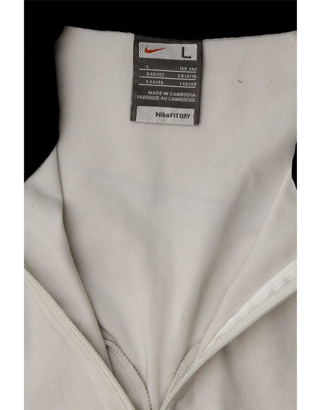Γυναικεία φόρμα Nike Dri Fit Top Jacket UK 14/16 Large White
