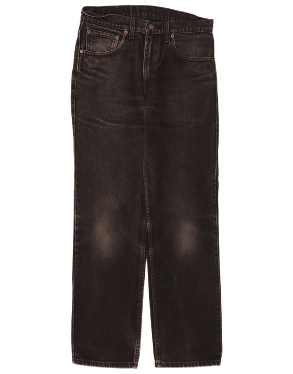 Levi's Mens 516 Straight Jeans W32 L30 Μαύρο βαμβακερό