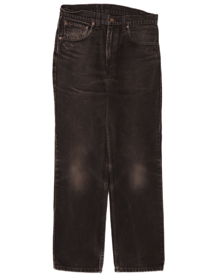 Levi's Mens 516 Straight Jeans W32 L30 Μαύρο βαμβακερό