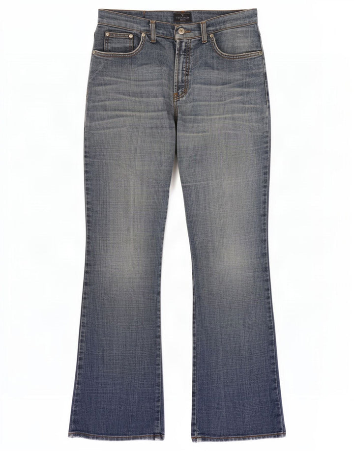Trussardi Γυναικείο Τζιν μποτάκι W30 L33 Μπλε βαμβακερό