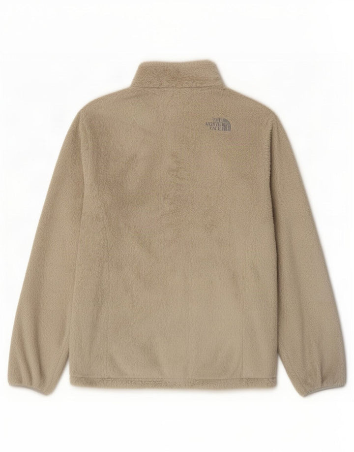 The North Face Γυναικείο Fleece Jacket UK 14 Medium Beige Polyester