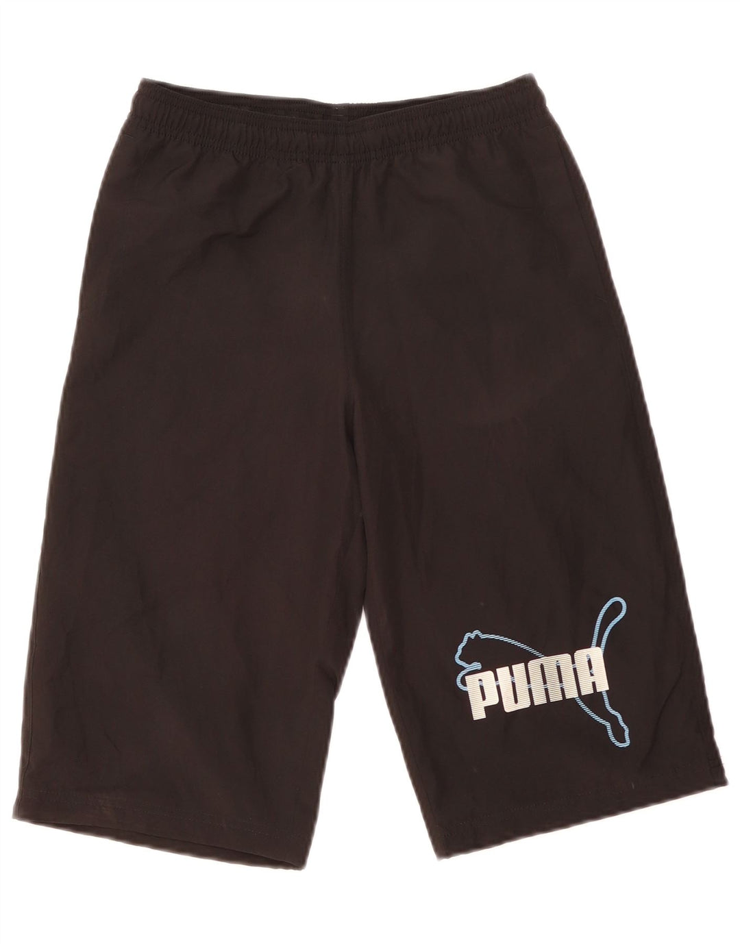 Puma Boys Graphic Bermuda Sport σορτς 13-14 ετών Μαύρο Πολυεστέρα