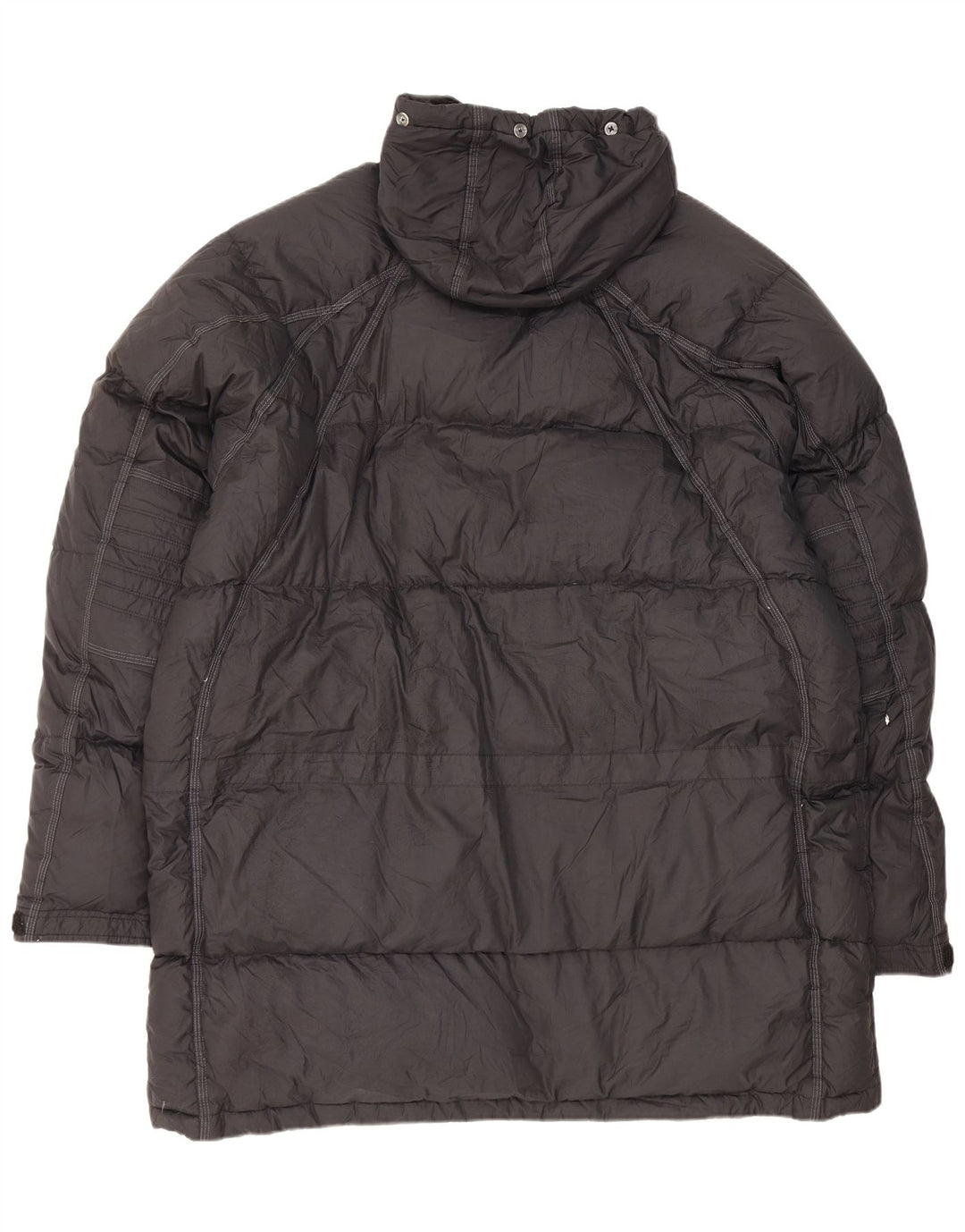 Ανδρικό παλτό Nike με κουκούλα UK 44 2XL Μαύρο πολυεστέρα