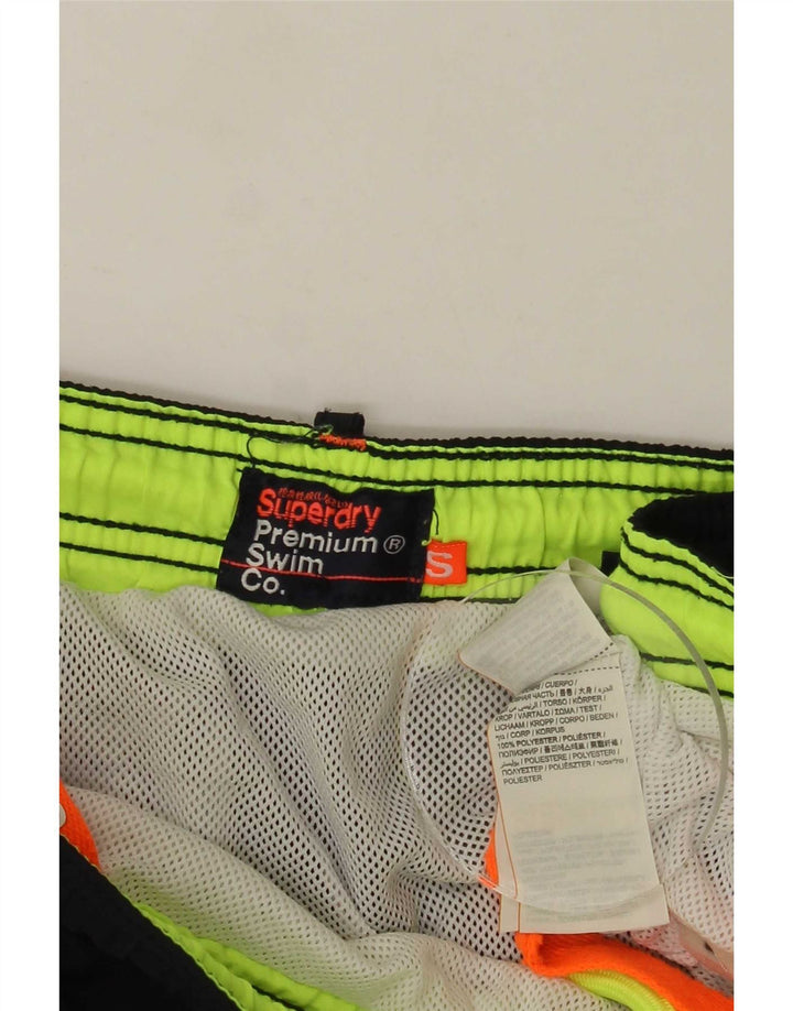 Ανδρικό σορτς κολύμβησης Superdry Μικρό μαύρο πολυεστέρα