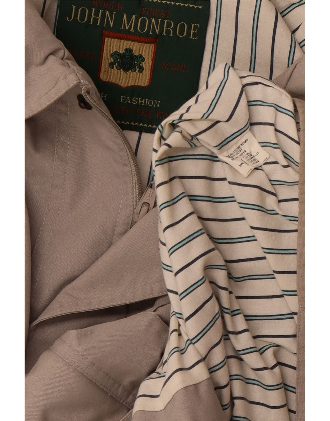 JOHN MONROE Ανδρικό Utility Jacket UK 42 XL Grey Polyester