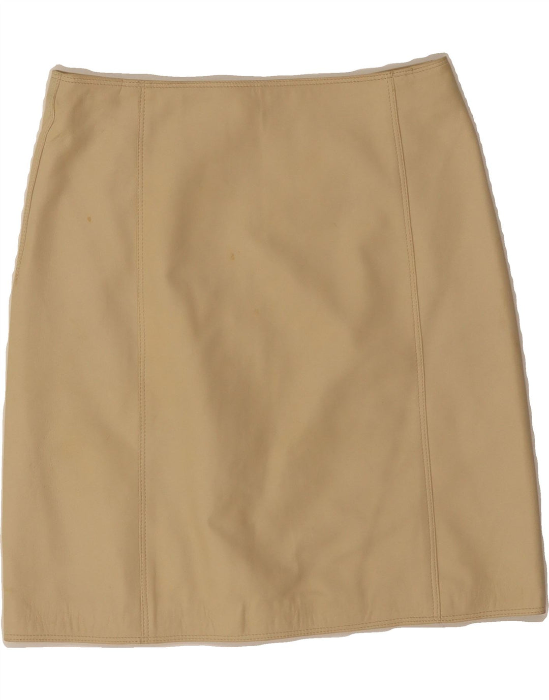 VINTAGE Womens Straight Skirt W28 Medium Beige Vintage Vintage and Second-Hand Vintage from Messina Hembry 