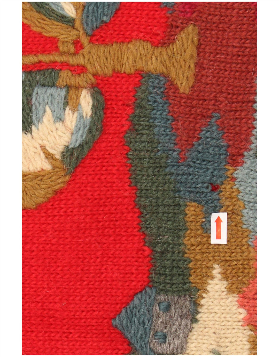 ICELANDIA Γυναικείο πουλόβερ με λαιμόκοψη μεγάλου μεγέθους χελώνας UK 10 Small Red