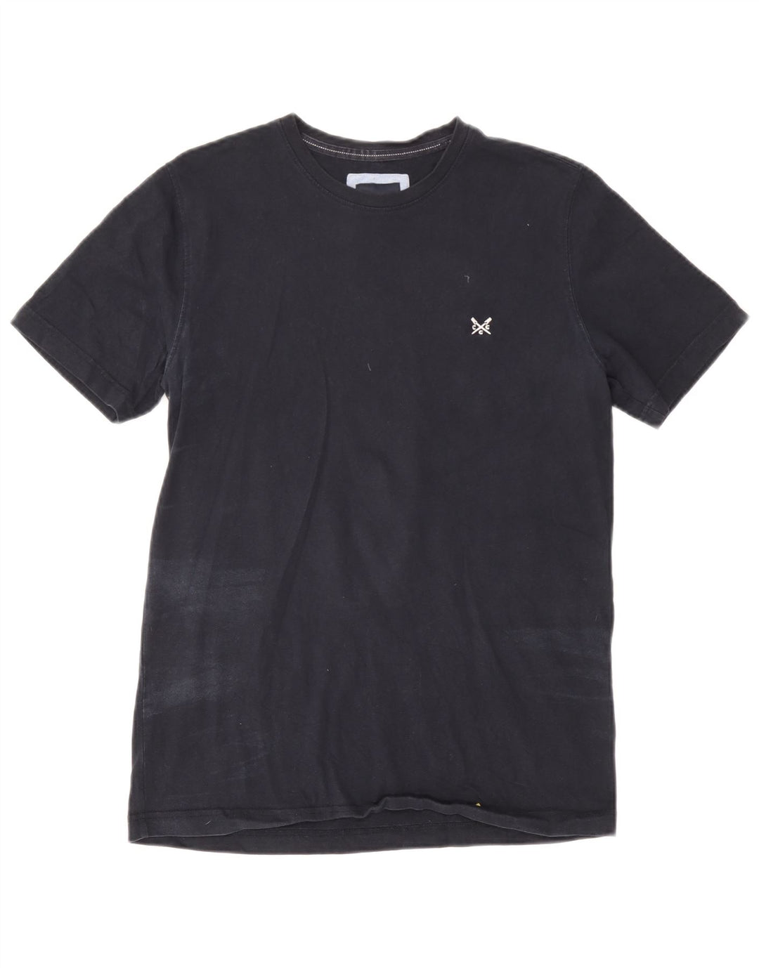 Ανδρικό T-Shirt Crew Clothing Top από μεσαίο μπλε ναυτικό βαμβακερό
