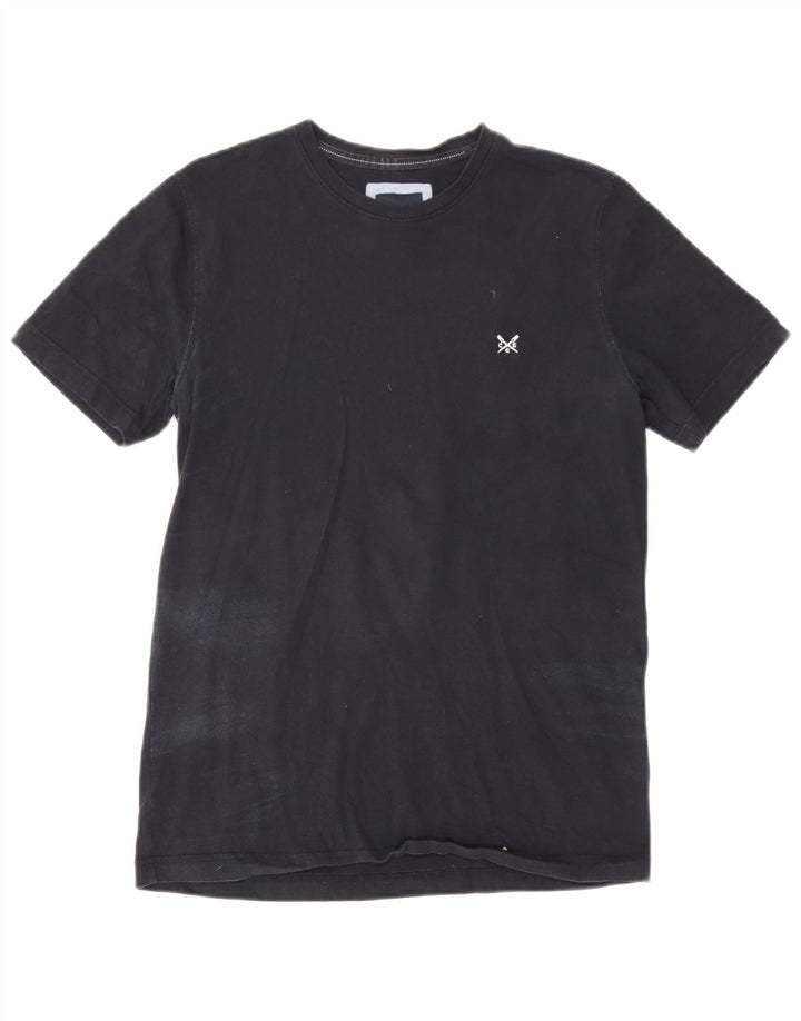 Ανδρικό T-Shirt Crew Clothing Top από μεσαίο μπλε ναυτικό βαμβακερό
