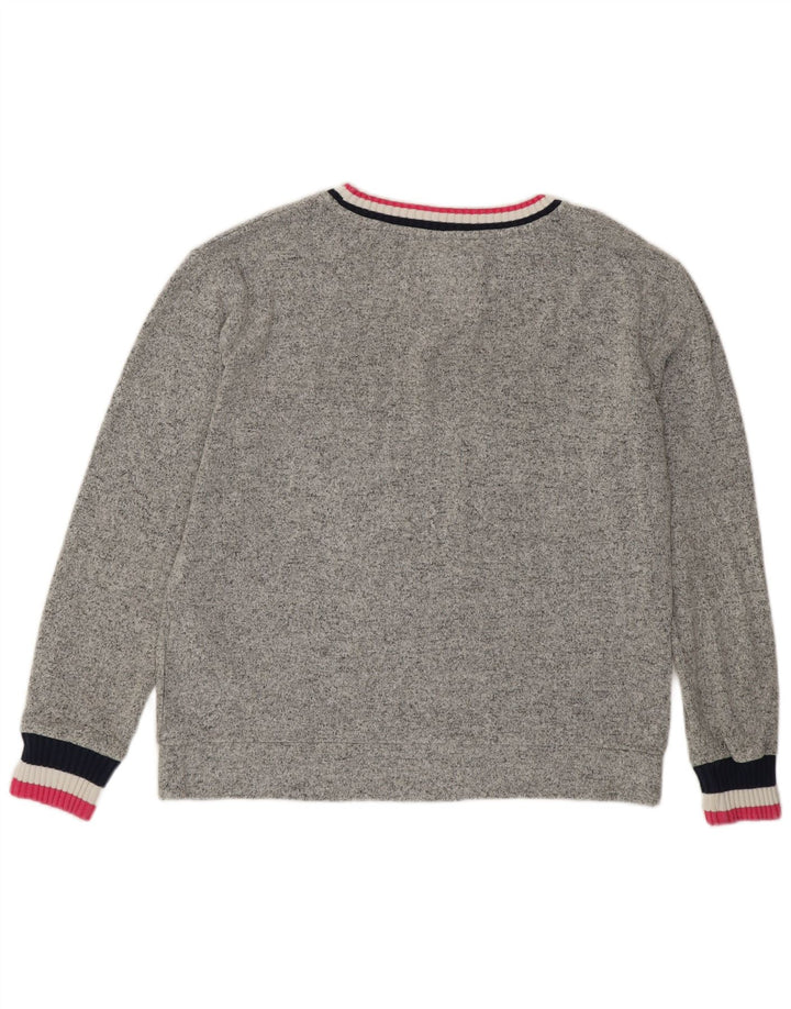 Γυναικείο γραφικό φούτερ SUPERDRY Jumper UK 12 Medium Grey Viscose