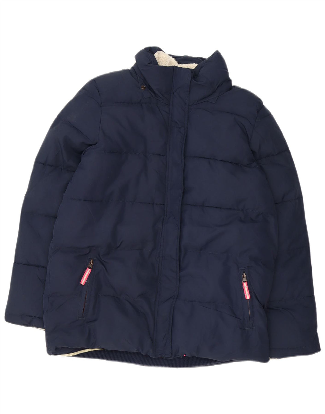 Μπουφάν BODEN Girls Sherpa με επένδυση 15-16 ετών Navy Blue Polyester