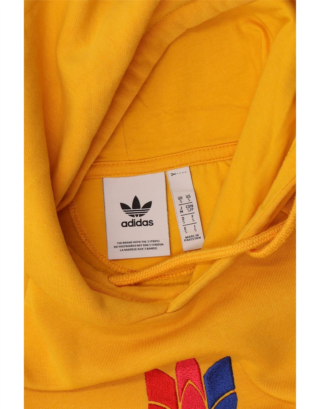 Ανδρικό κουκούλα Adidas Μικρό Κίτρινο