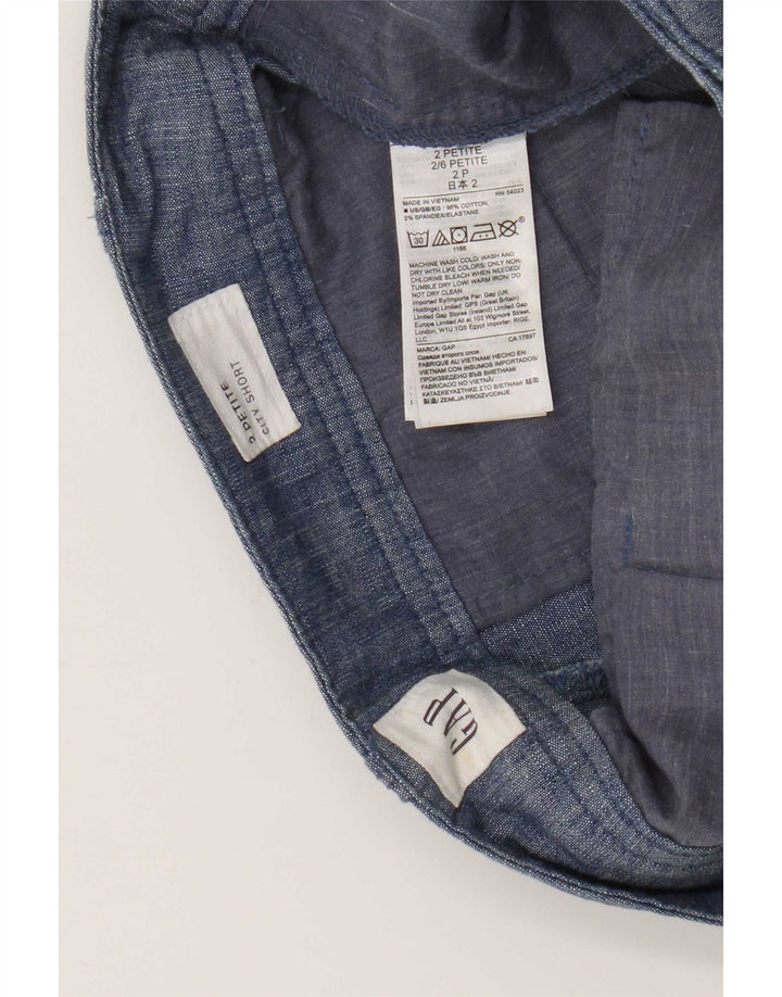 Gap Γυναικείο καμπυλωτό Hot Παντελόνι US 2 XS W28 Μπλε βαμβακερό