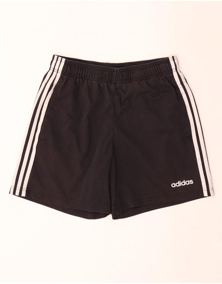 Ανδρικό αθλητικό σορτς Adidas, μεσαίο μαύρο βαμβακερό