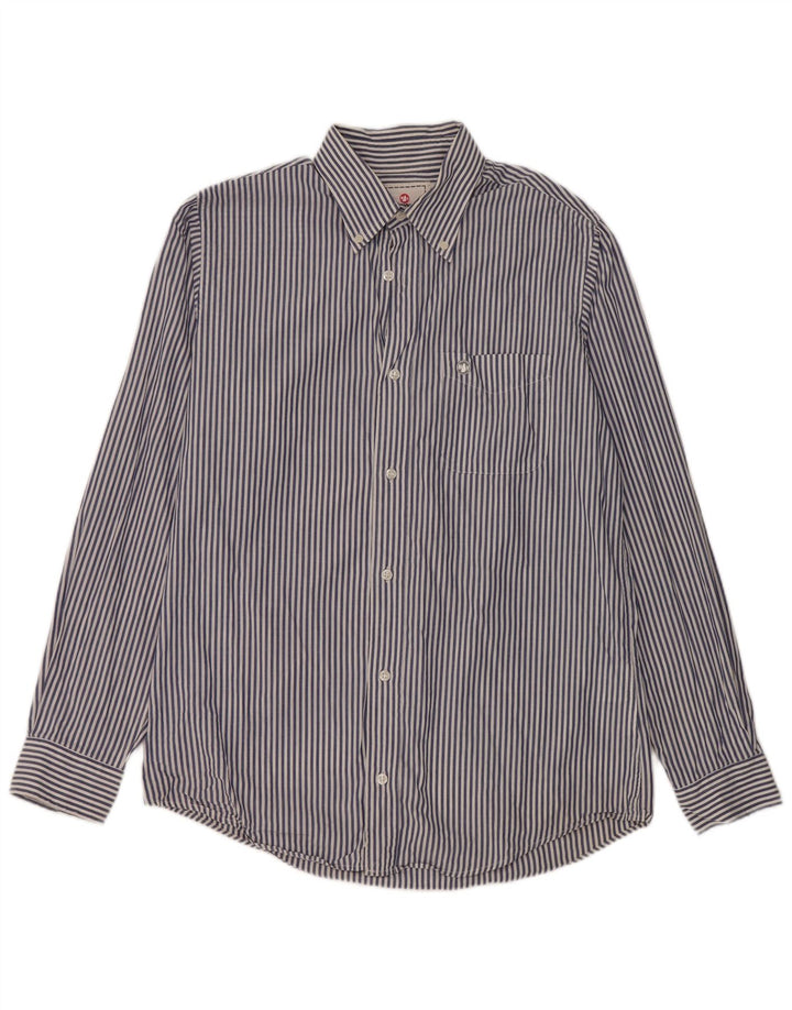 Ανδρικό πουκάμισο Murphy & Nye Slim Fit μεγάλο μπλε βαμβακερό ριγέ