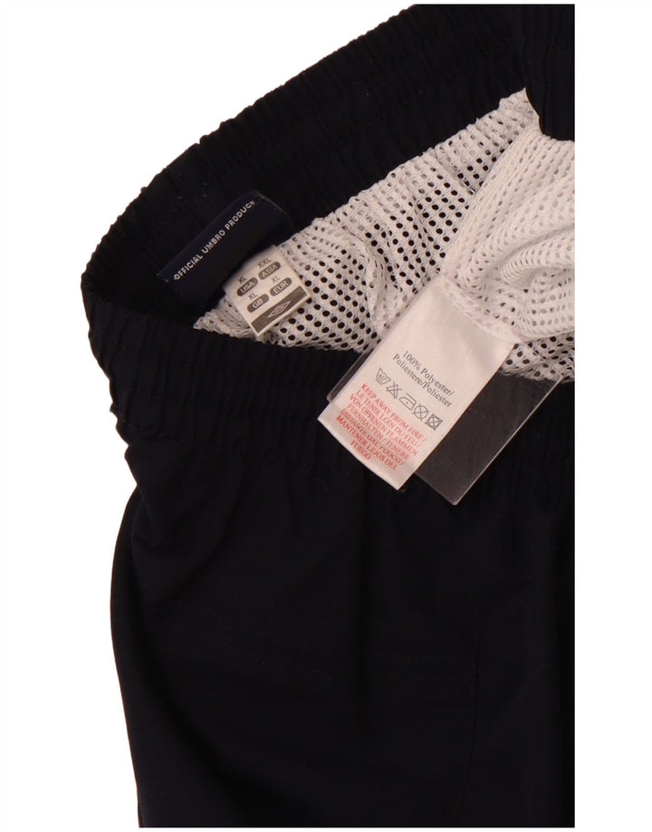 Ανδρικό γραφικό αθλητικό σορτς UMBRO XL Navy Blue Polyester