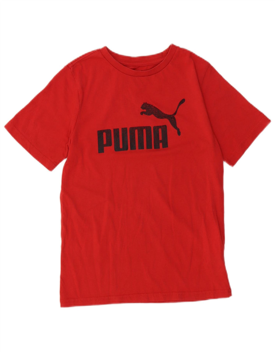 Γραφικό μπλουζάκι PUMA για αγόρια 10-11 ετών μεσαίο κόκκινο βαμβακερό