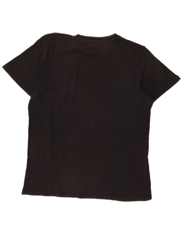 Ανδρικό γραφικό T-Shirt Adidas Top Large Μαύρο