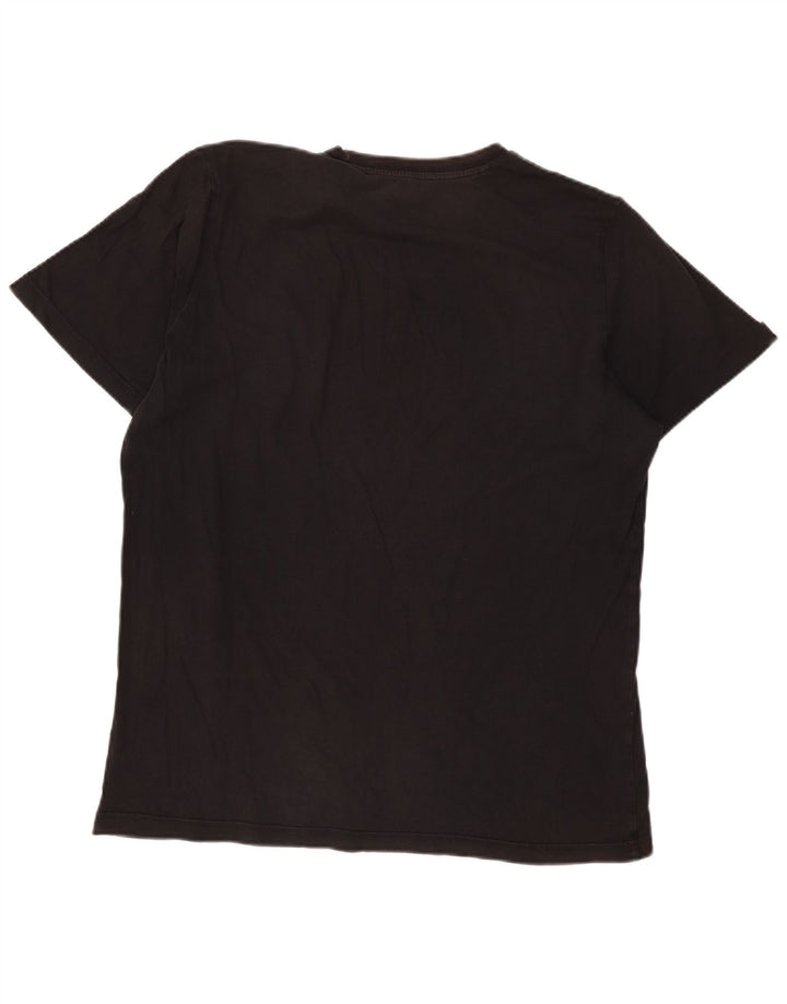 Ανδρικό γραφικό T-Shirt Adidas Top Large Μαύρο