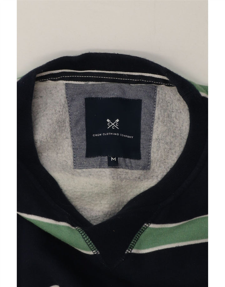 Ανδρικό φούτερ Crew Clothing Jumper Μεσαίο μπλε ναυτικό ριγέ βαμβακερό