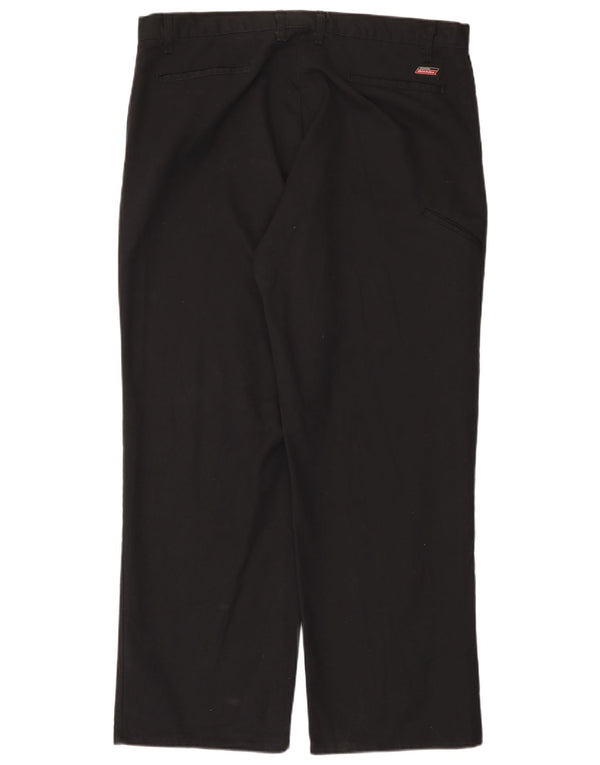 Dickies Mens Regular Chino Trousers W40 L32 Black Polyester