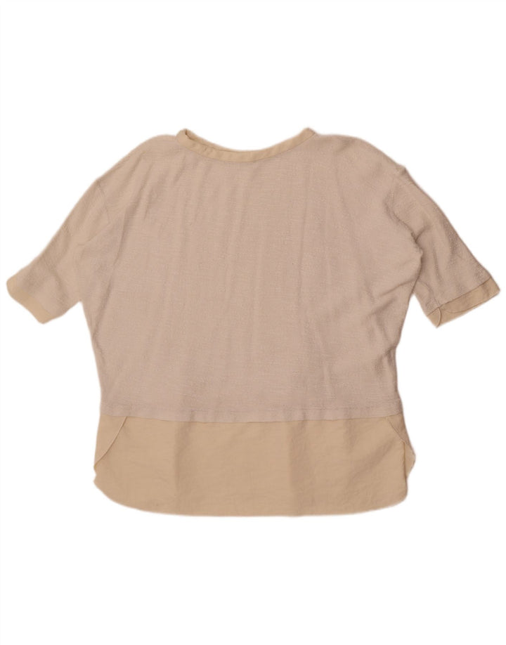 Zara Γυναικείο T-Shirt Top UK 16 Large White