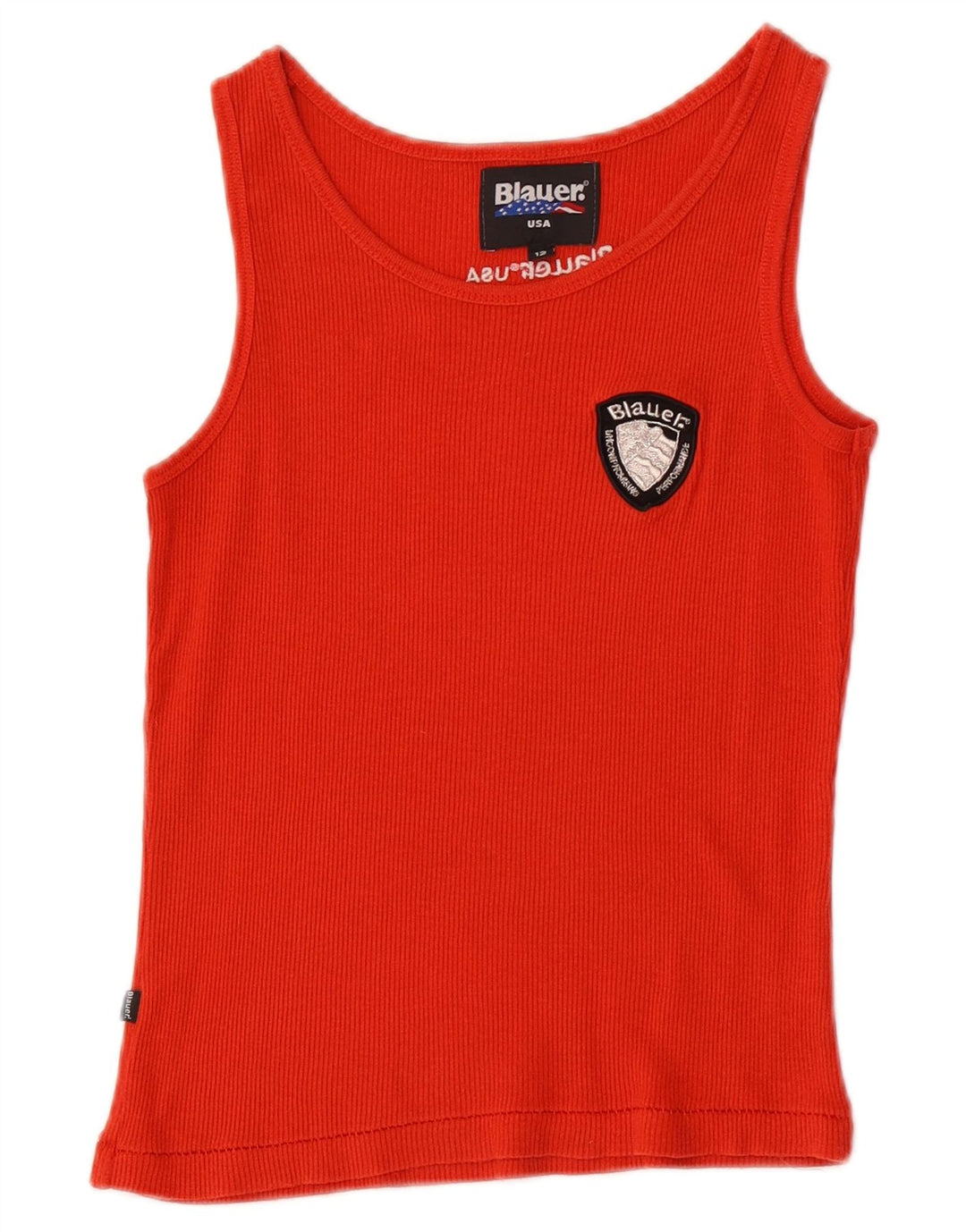 Blauer Boys Vest Top 11-12 Years Red Cotton
