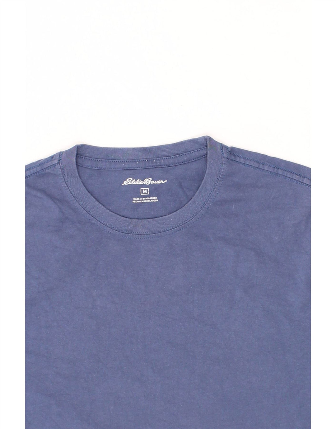 EDDIE BAUER Mens T-Shirt Top Medium Blue Cotton Vintage Eddie Bauer and Second-Hand Eddie Bauer from Messina Hembry 
